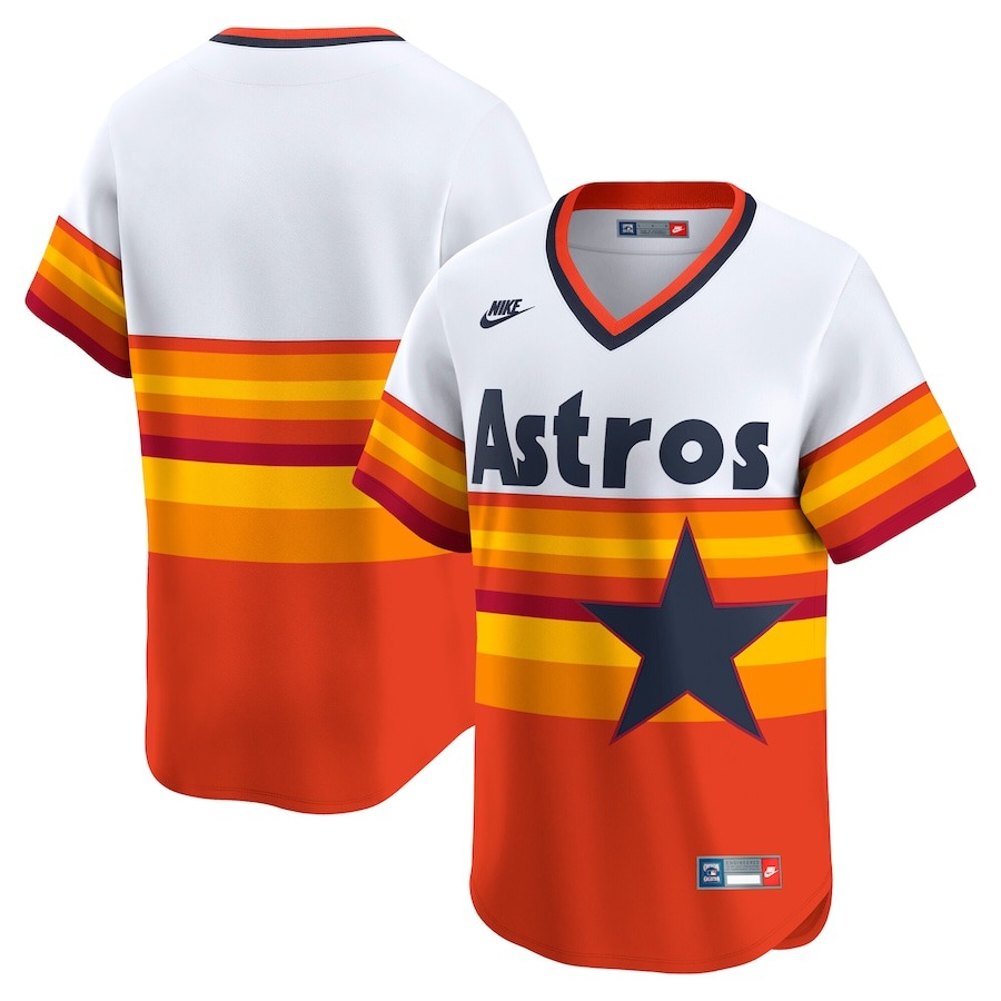 Men's Houston Astros Nolan Ryan Nike White Home Cooperstown Collection Player Jersey - Puhuasuan