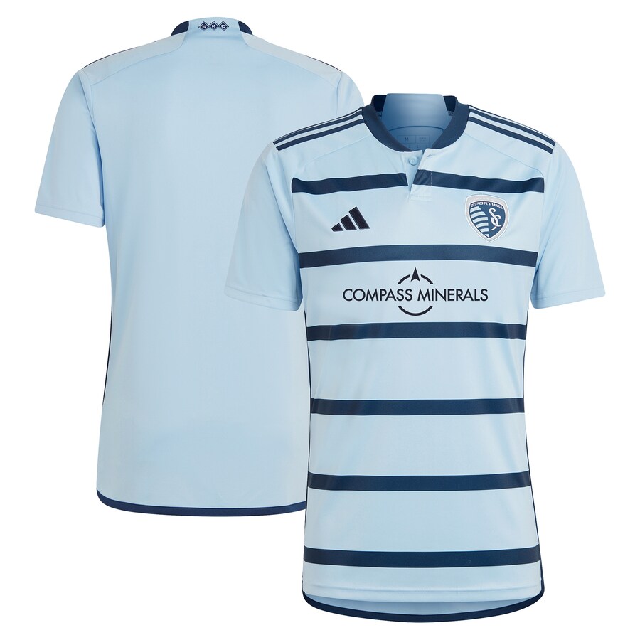 Men's Sporting Kansas City adidas Light Blue 2023 Hoops 4.0 Replica Jersey - Puhuasuan