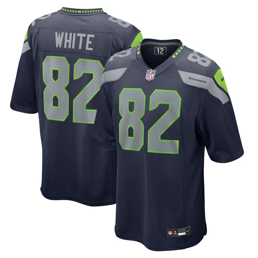 Men's Seattle Seahawks Cody White Nike College Navy  Game Jersey - Puhuasuan
