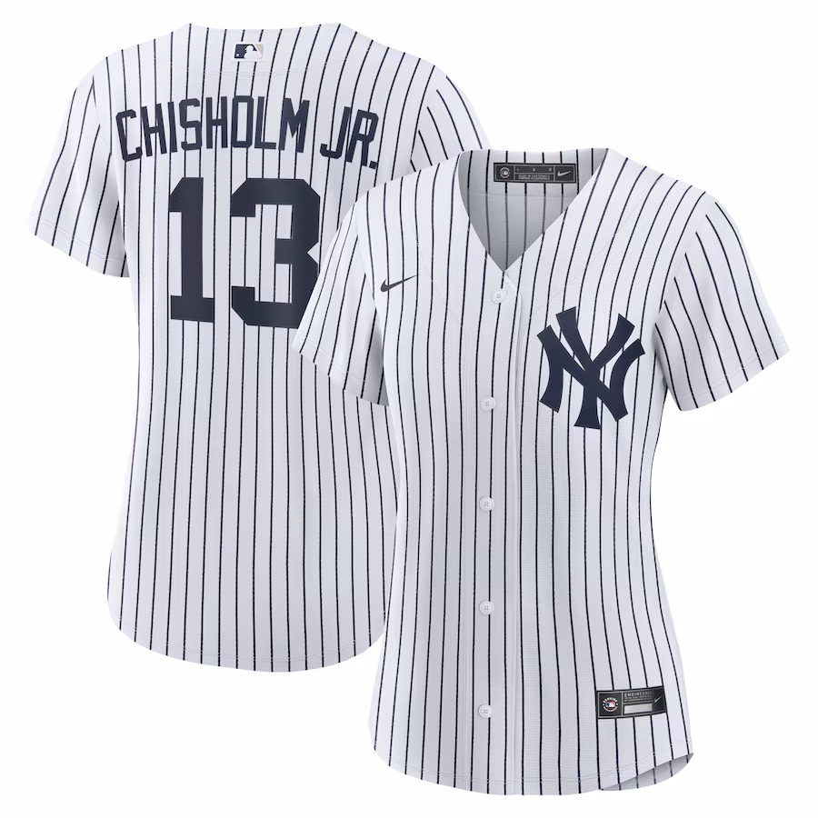 Women's New York Yankees Jazz Chisholm Jr. Nike White Home Replica Jersey - Puhuasuan
