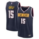 Men's Denver Nuggets Nikola Jokic Fanatics Navy Fast Break Replica Player Jersey - Icon Edition - Puhuasuan