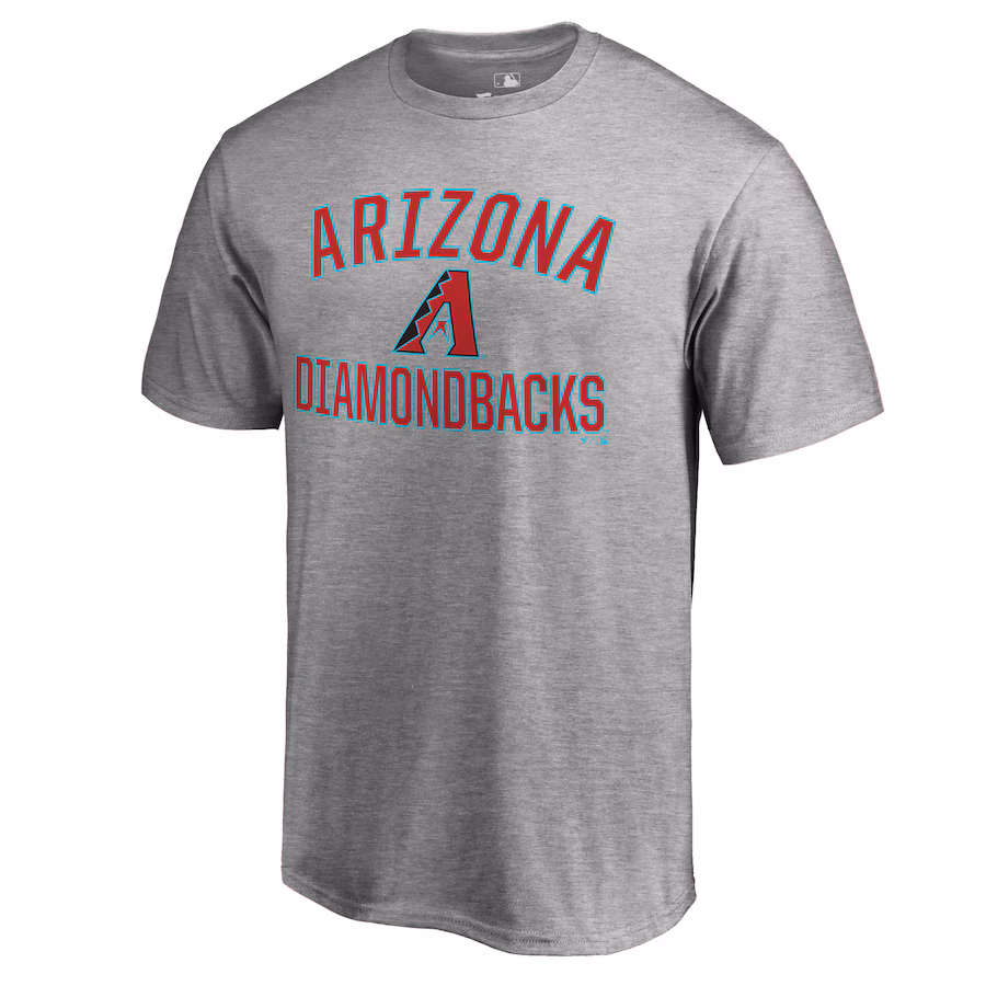 Men's Arizona Diamondbacks Ash Victory Arch T-Shirt - Puhuasuan