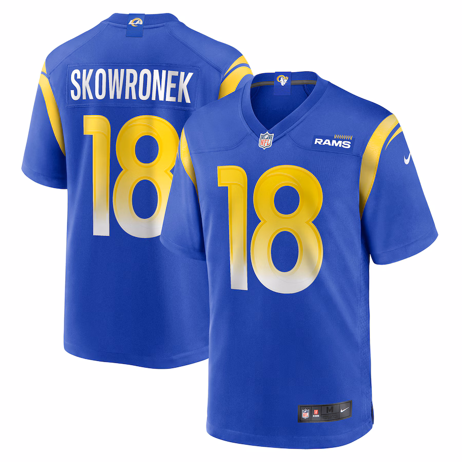 Men's Los Angeles Rams Ben Skowronek Nike Royal Game Jersey - Puhuasuan