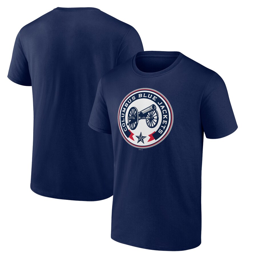 Men's Columbus Blue Jackets Navy Proclamation T-Shirt - Puhuasuan