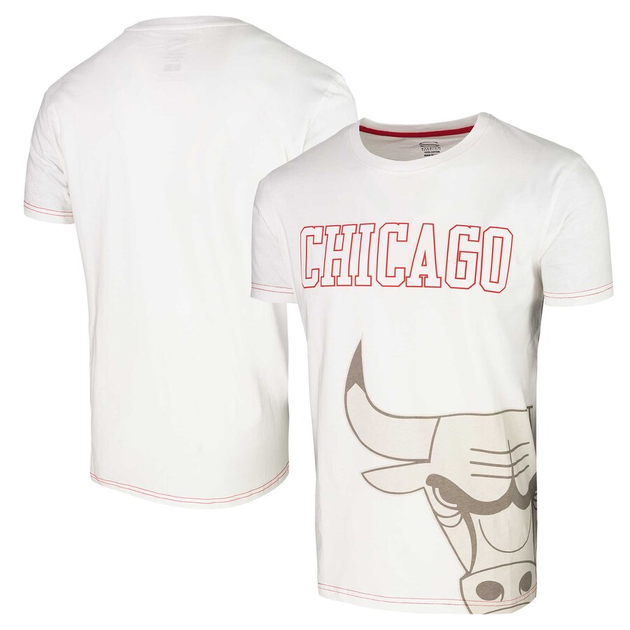 Unisex Chicago Bulls Stadium Essentials White Scoreboard T-Shirt - Puhuasuan