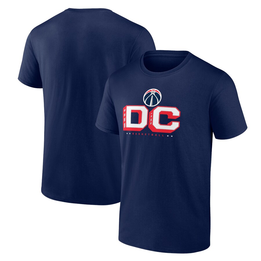 Men's Washington Wizards Navy Pick & Roll Coverage T-Shirt - Puhuasuan