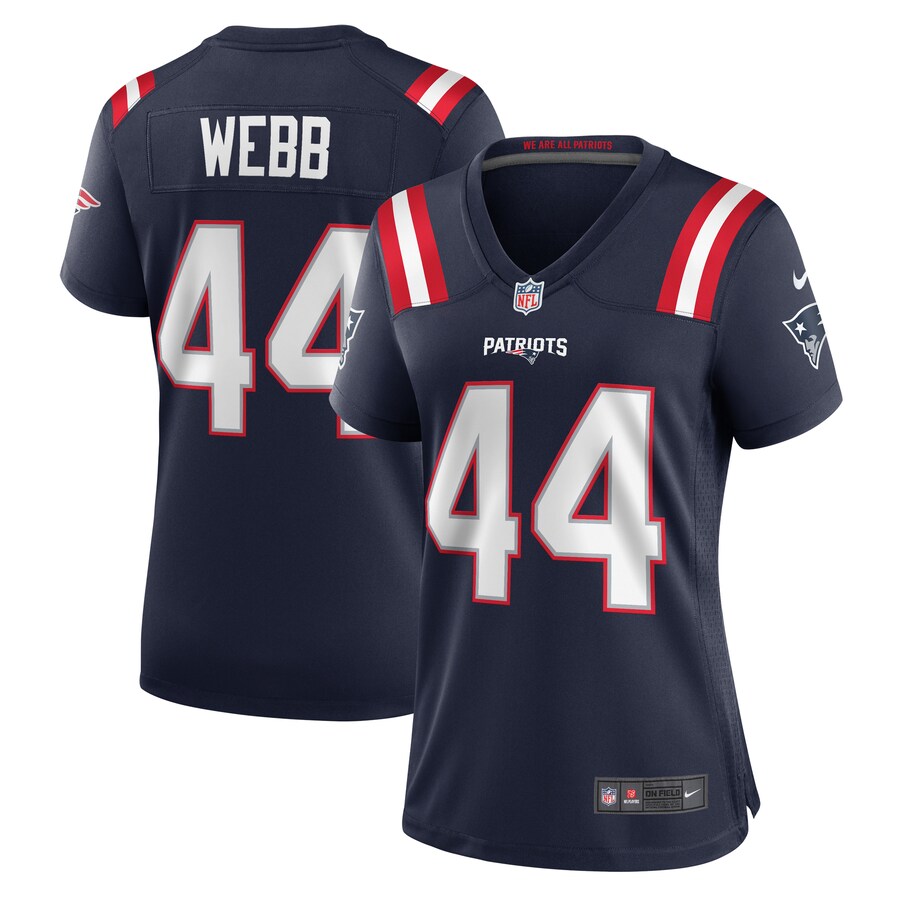 Women's New England Patriots Raleigh Webb Nike Navy Home Game Player Jersey - Puhuasuan