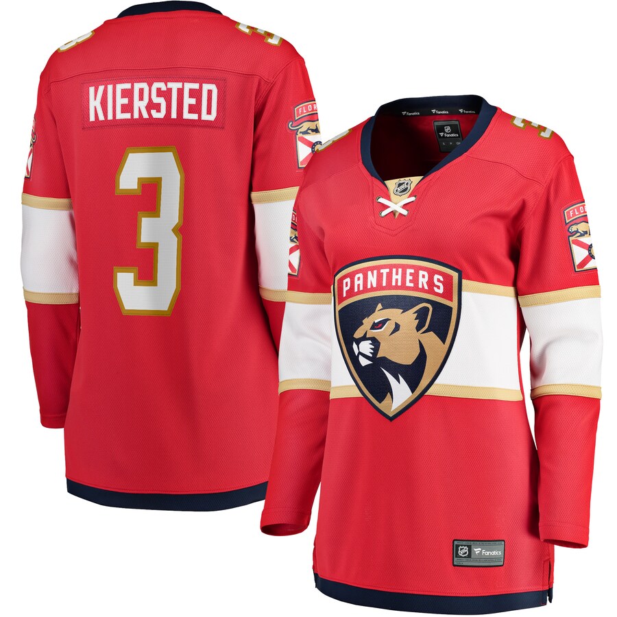 Women's Florida Panthers Matt Kiersted Fanatics Branded Red Home Team Breakaway Player Jersey - Puhuasuan