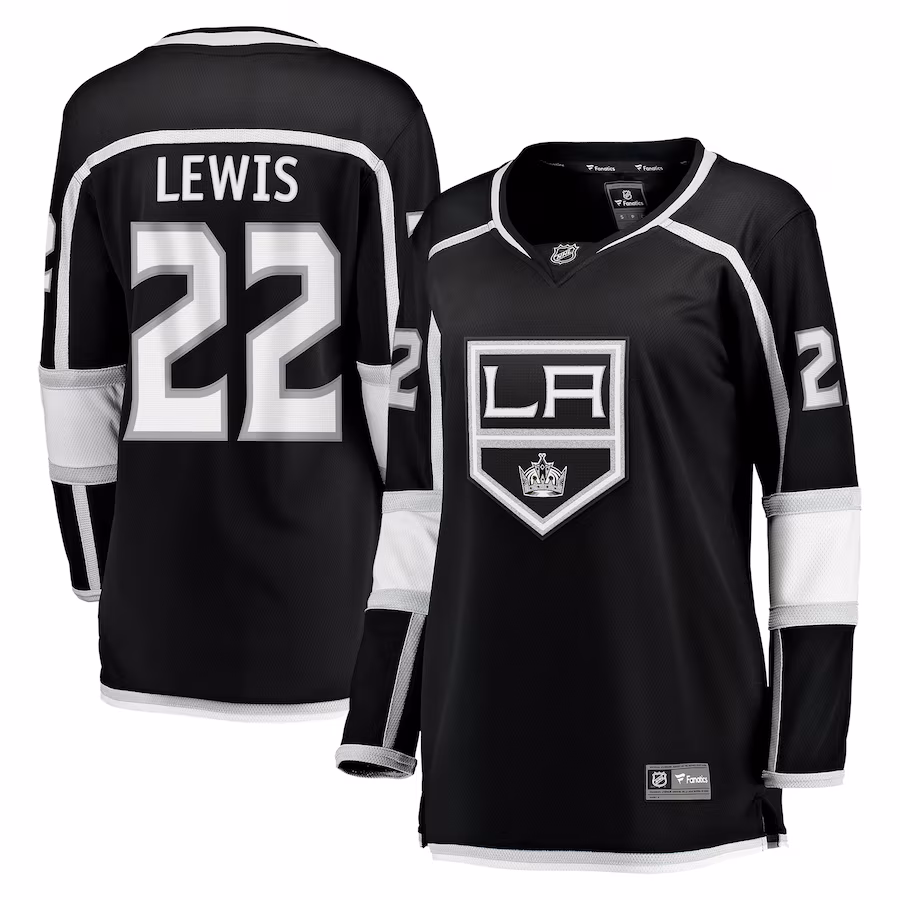 Women's Los Angeles Kings Trevor Lewis Fanatics Black Home Breakaway Player Jersey - Puhuasuan