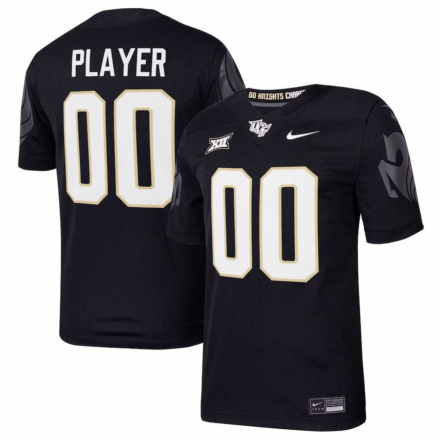 UCF Knights Nike Pick-A-Player NIL Football Game Jersey - Black - Puhuasuan
