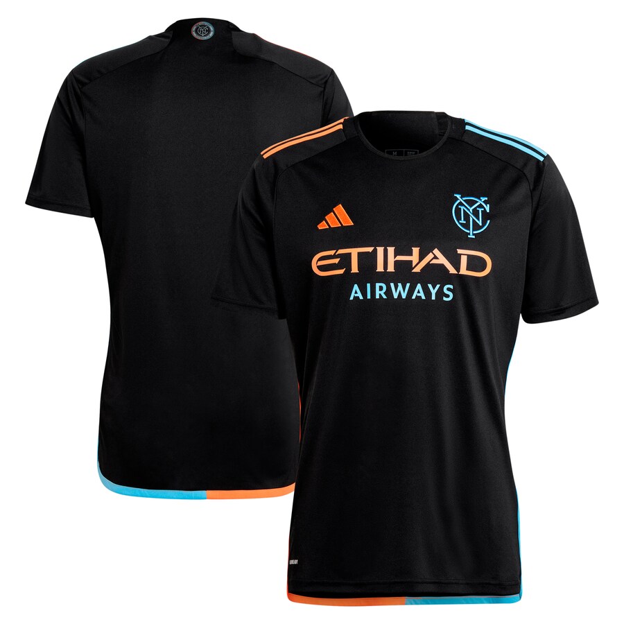 Men's New York City FC  adidas Black 2024 24/7 Kit Replica Jersey - Puhuasuan