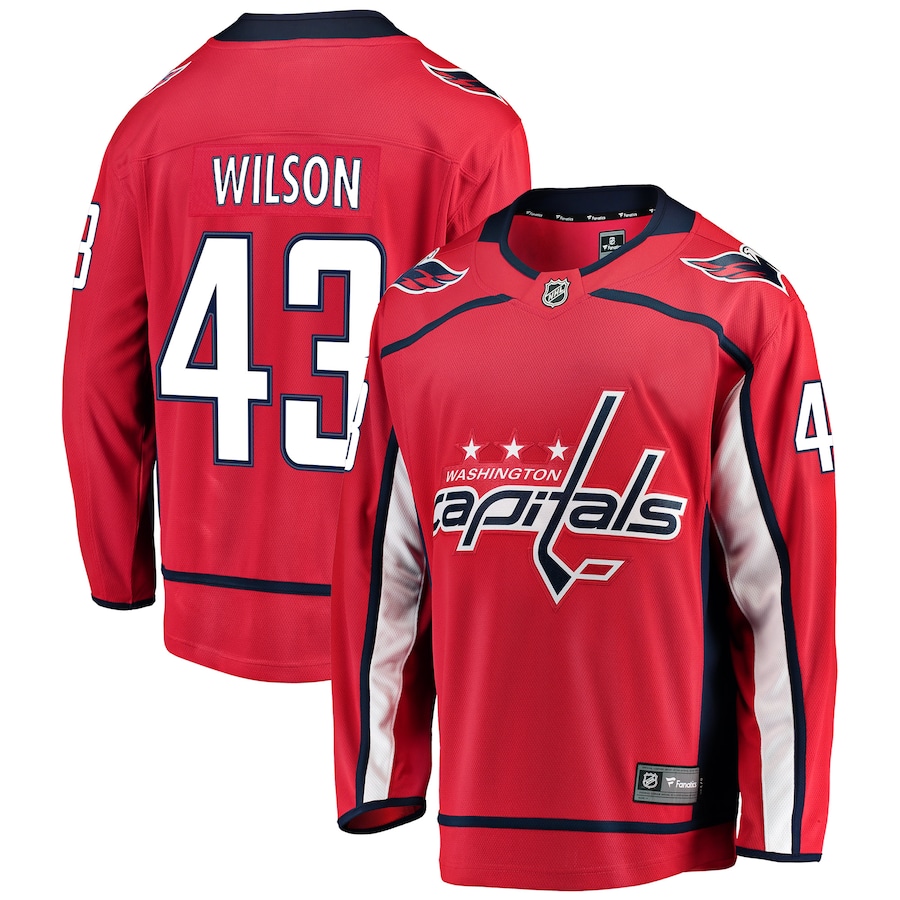 Men's Washington Capitals Tom Wilson Fanatics Red Home Breakaway Player Jersey - Puhuasuan