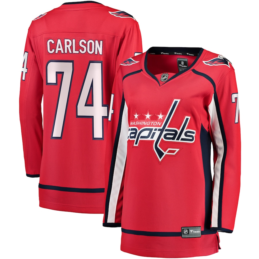 Women's Washington Capitals John Carlson Fanatics Red Breakaway Player Jersey - Puhuasuan