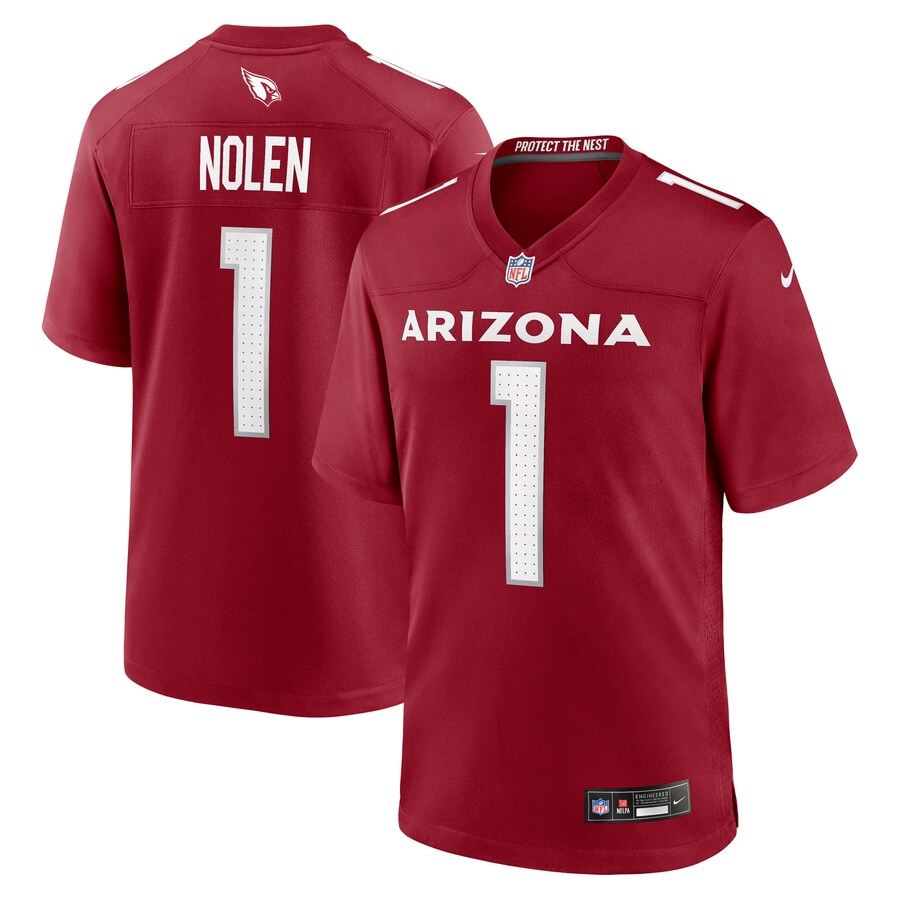 Men's Arizona Cardinals Walter Nolen Nike Cardinal 2025 NFL Draft First Round Pick Game Jersey - Puhuasuan