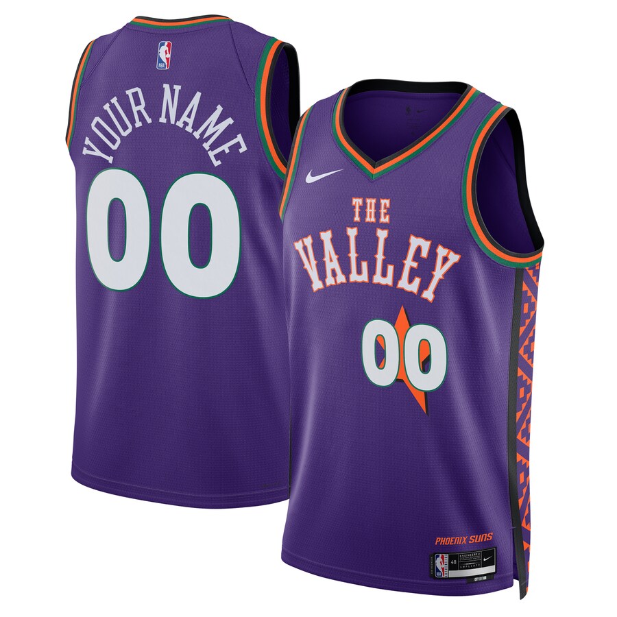 Unisex Phoenix Suns Nike Purple 2024/25 Custom Swingman Jersey - City Edition - Puhuasuan