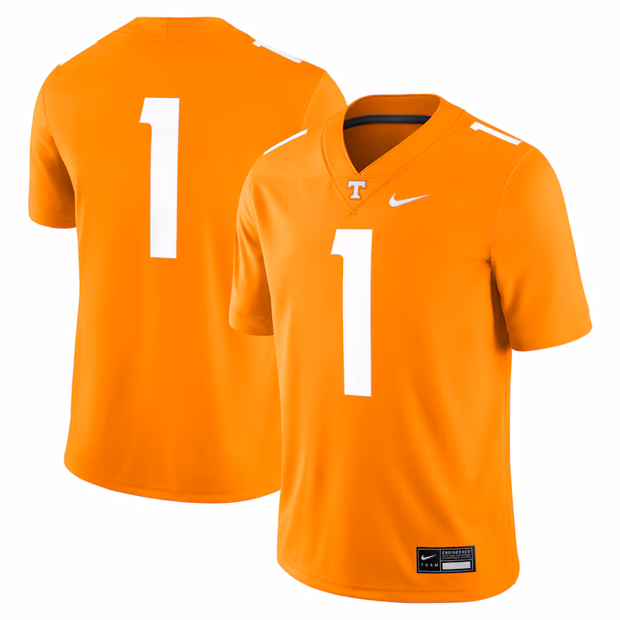#1 Tennessee Volunteers Nike Game Jersey - Tennessee Orange - Puhuasuan
