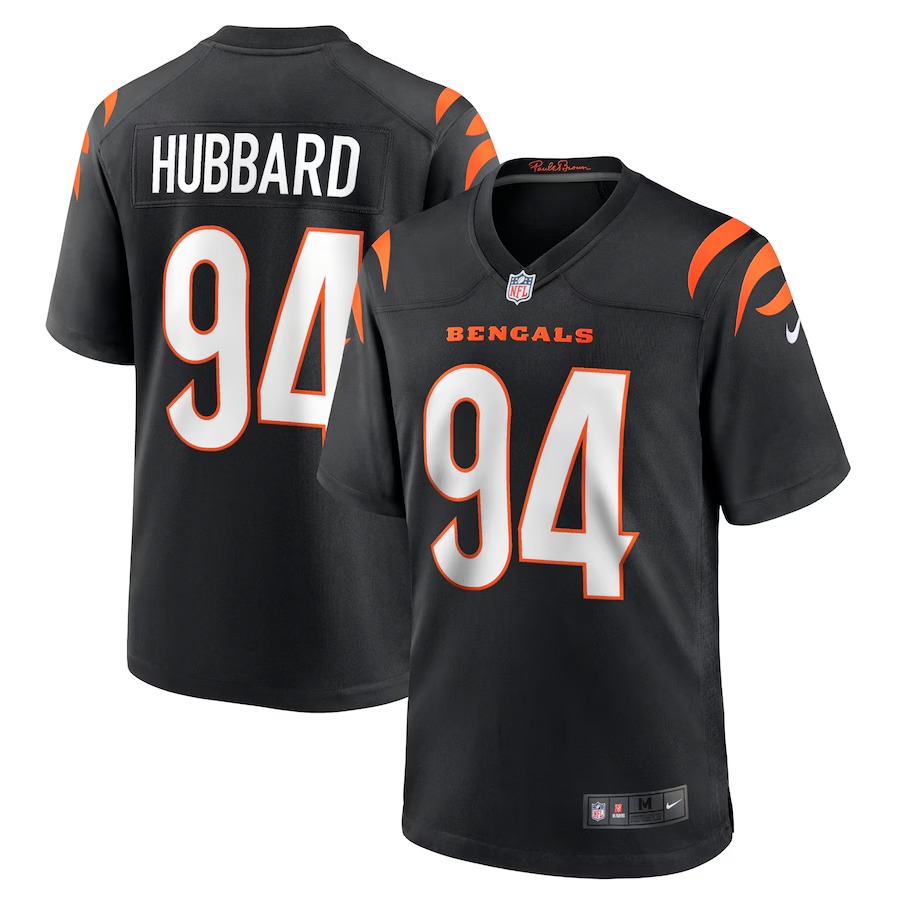 Men's Cincinnati Bengals Sam Hubbard Nike Black Game Jersey - Puhuasuan