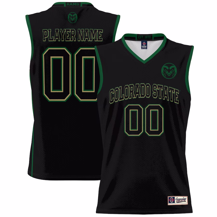 Colorado State Rams GameDay Greats Youth NIL Pick-A-Player Basketball Jersey - Black - Puhuasuan