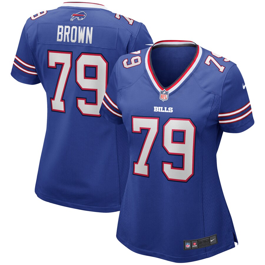 Women's Buffalo Bills Ruben Brown Nike Royal Game Retired Player Jersey - Puhuasuan