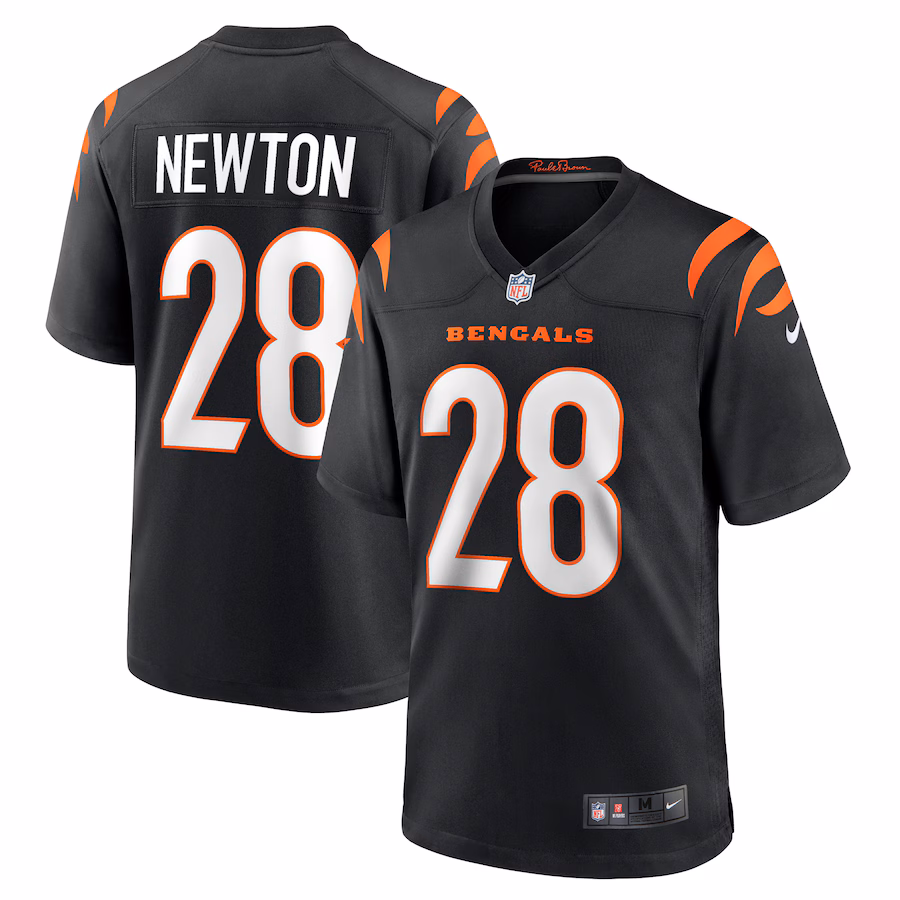 Men's Cincinnati Bengals Josh Newton Nike Black Game Jersey - Puhuasuan