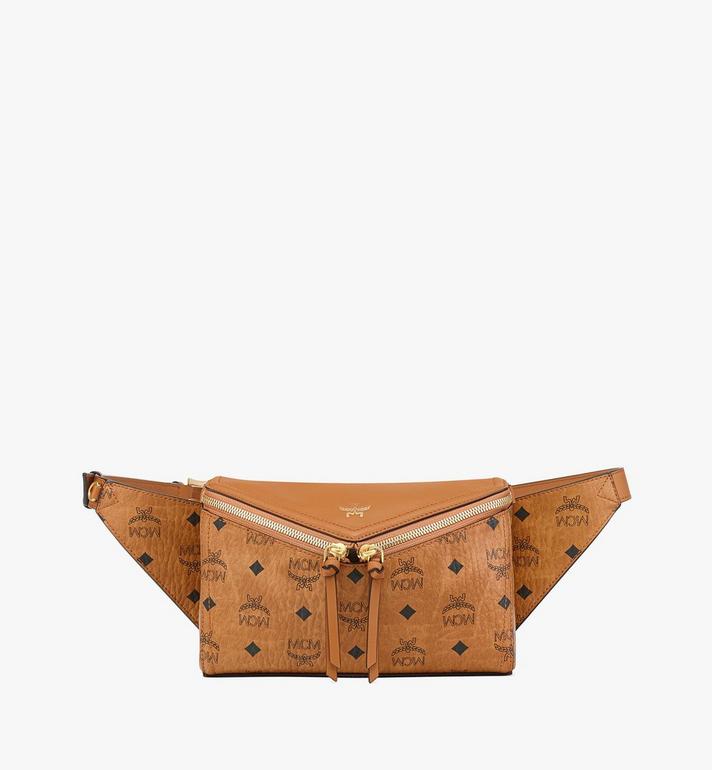 Diamond 3D Belt Bag in Visetos Leather Mix - Puhuasuan