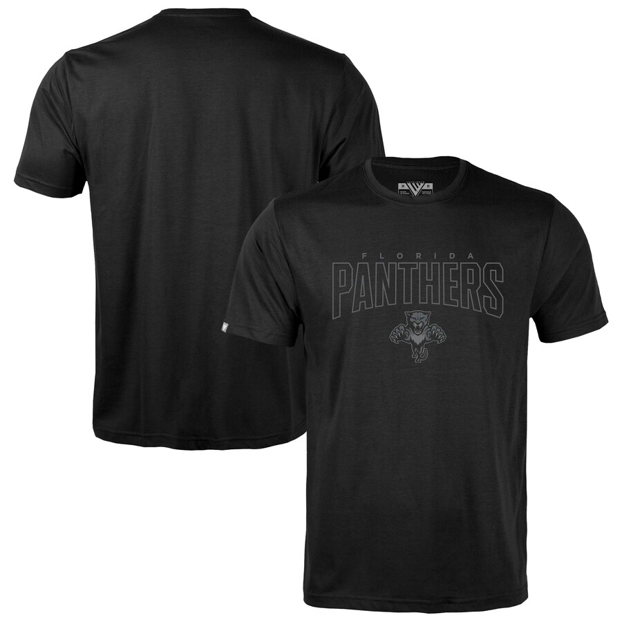 Men's Florida Panthers Levelwear Black Richmond Darkmoon T-Shirt - Puhuasuan