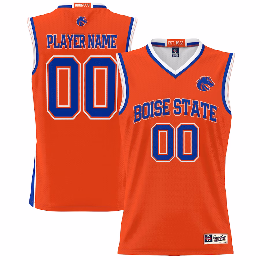 Boise State Broncos GameDay Greats Youth NIL Pick-A-Player Lightweight Women's Basketball Jersey - Orange - Puhuasuan