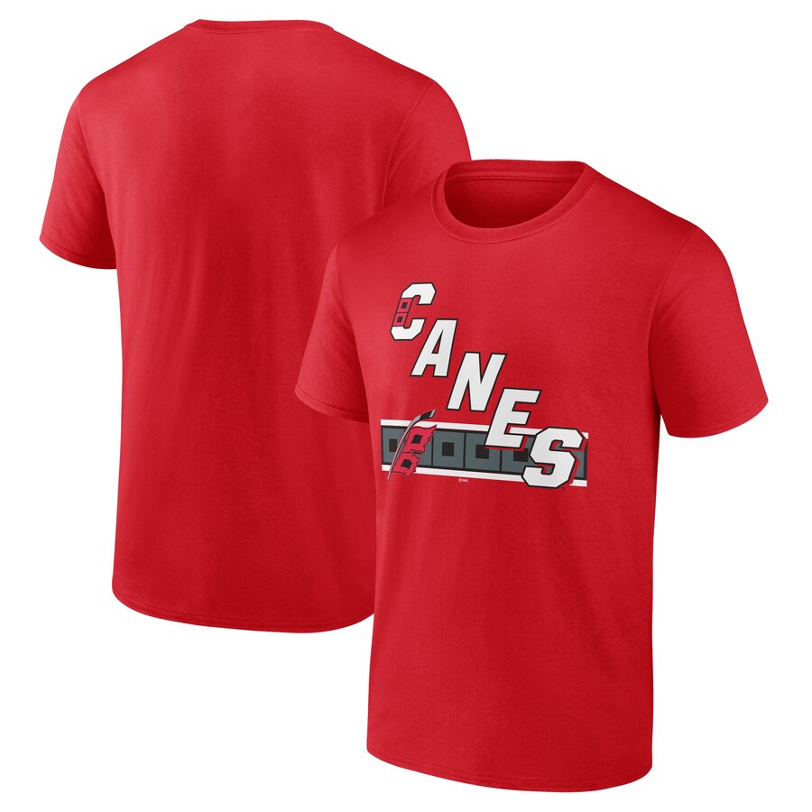 Men's Carolina Hurricanes Red Jersey Inspired T-Shirt - Puhuasuan