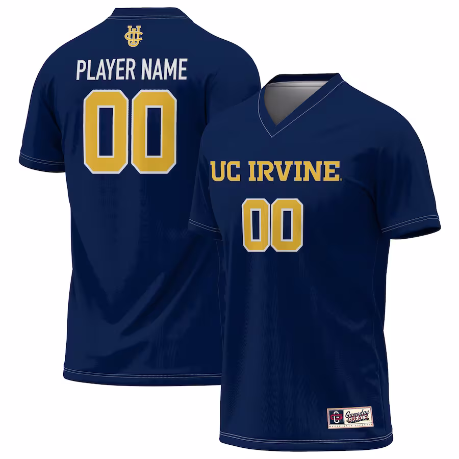 UC Irvine Anteaters GameDay Greats Youth Lightweight NIL Pick-A-Player Women's Soccer Jersey - Navy - Puhuasuan