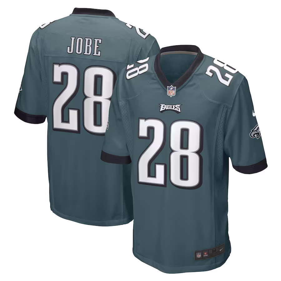 Men's Philadelphia Eagles Josh Jobe Nike Midnight Green Game Player Jersey - Puhuasuan