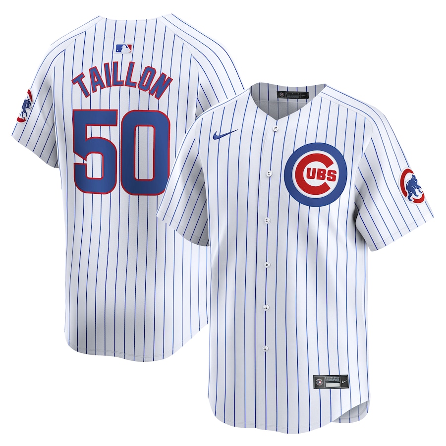 Men's Chicago Cubs Jameson Taillon Nike White Home Limited Player Jersey - Puhuasuan