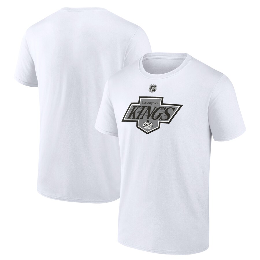 Men's Los Angeles Kings White Alternate Logo T-Shirt - Puhuasuan