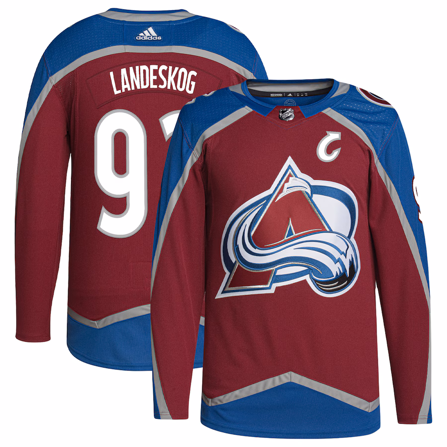 Men's Colorado Avalanche Gabriel Landeskog adidas Burgundy Home Primegreen Authentic Player Jersey - Puhuasuan