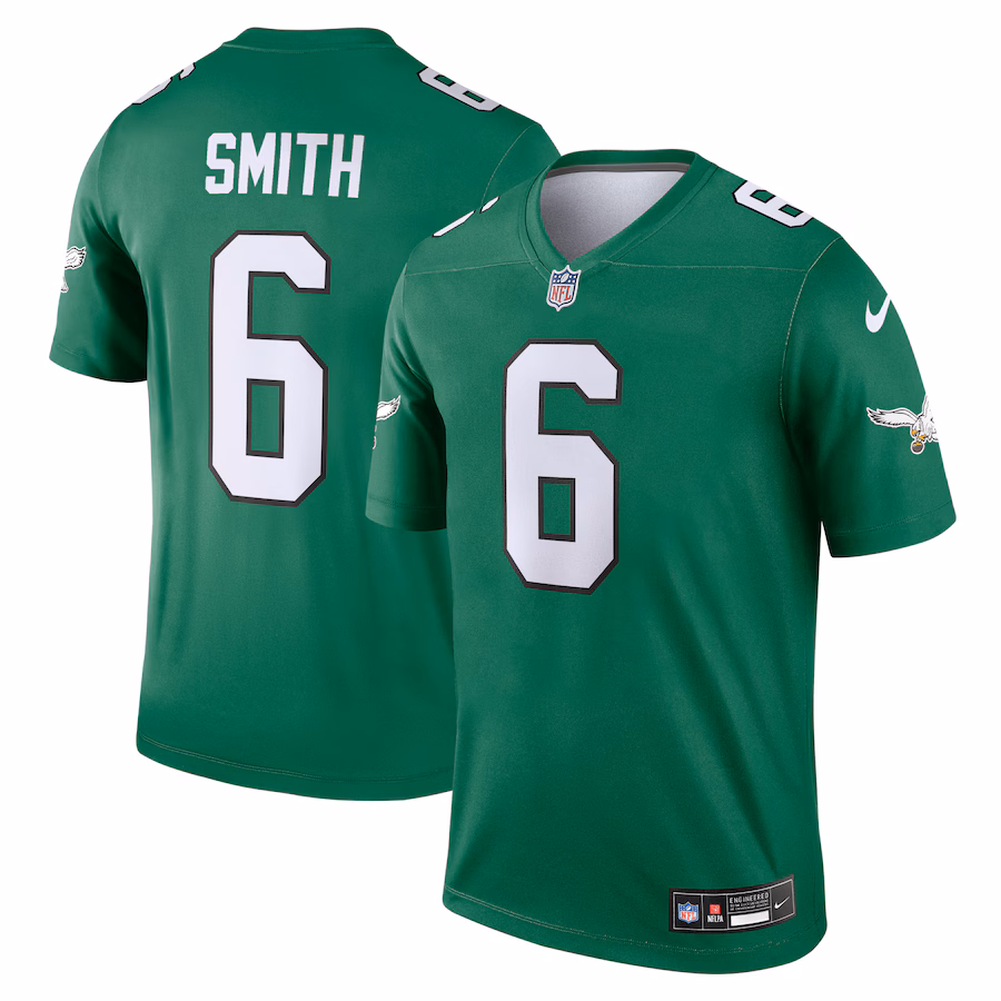 Men's Philadelphia Eagles DeVonta Smith Nike Kelly Green Legend Jersey - Puhuasuan
