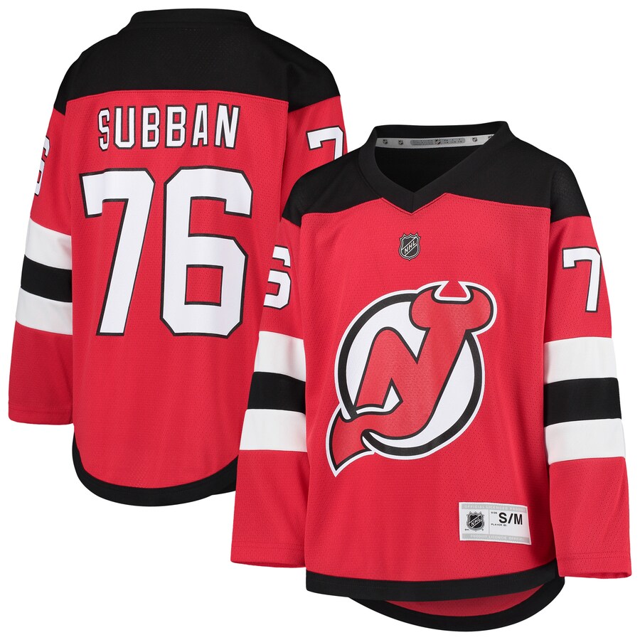 Youth New Jersey Devils P.K. Subban Red Home Player Replica Jersey - Puhuasuan