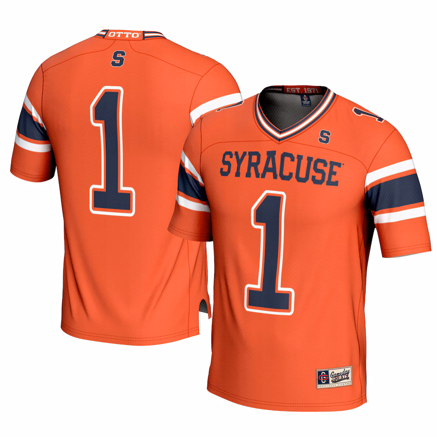 Youth GameDay Greats #1 Orange Syracuse Orange Football Jersey - Puhuasuan