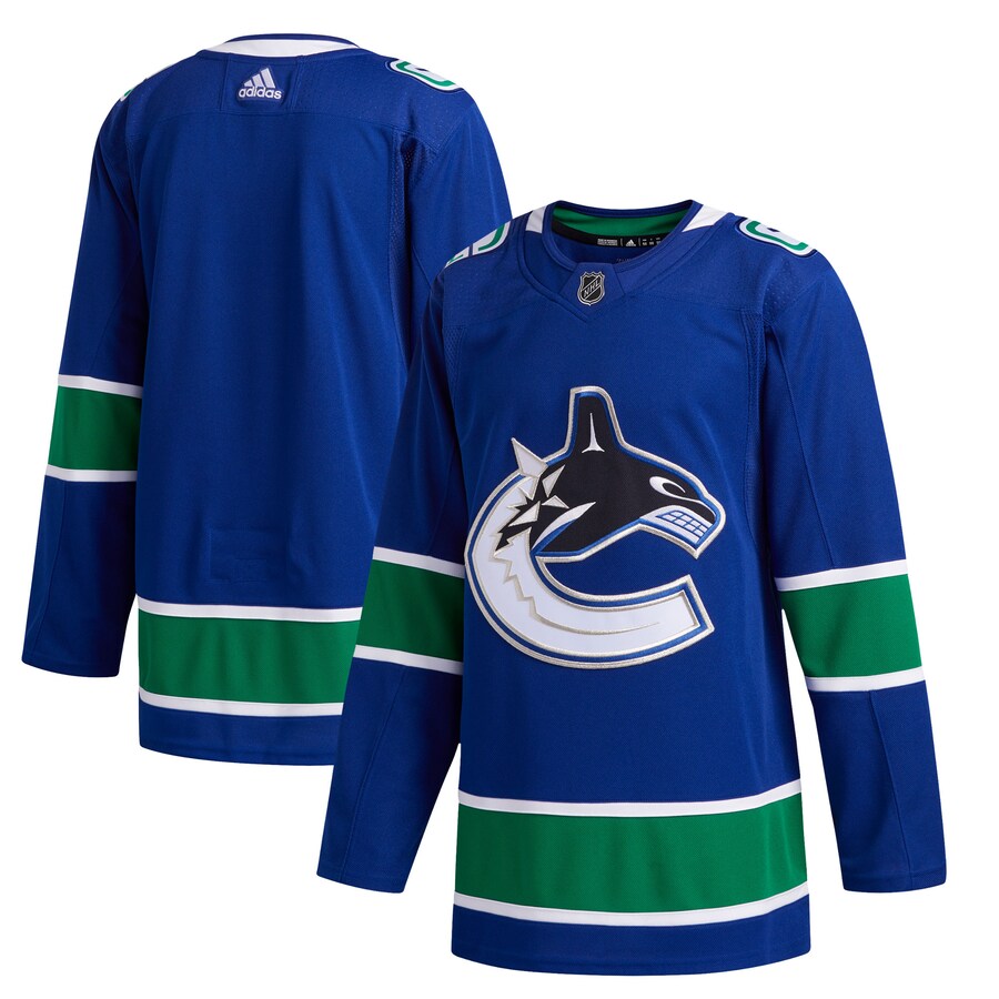 Men's Vancouver Canucks adidas Blue 2019/20 Home Authentic Jersey - Puhuasuan