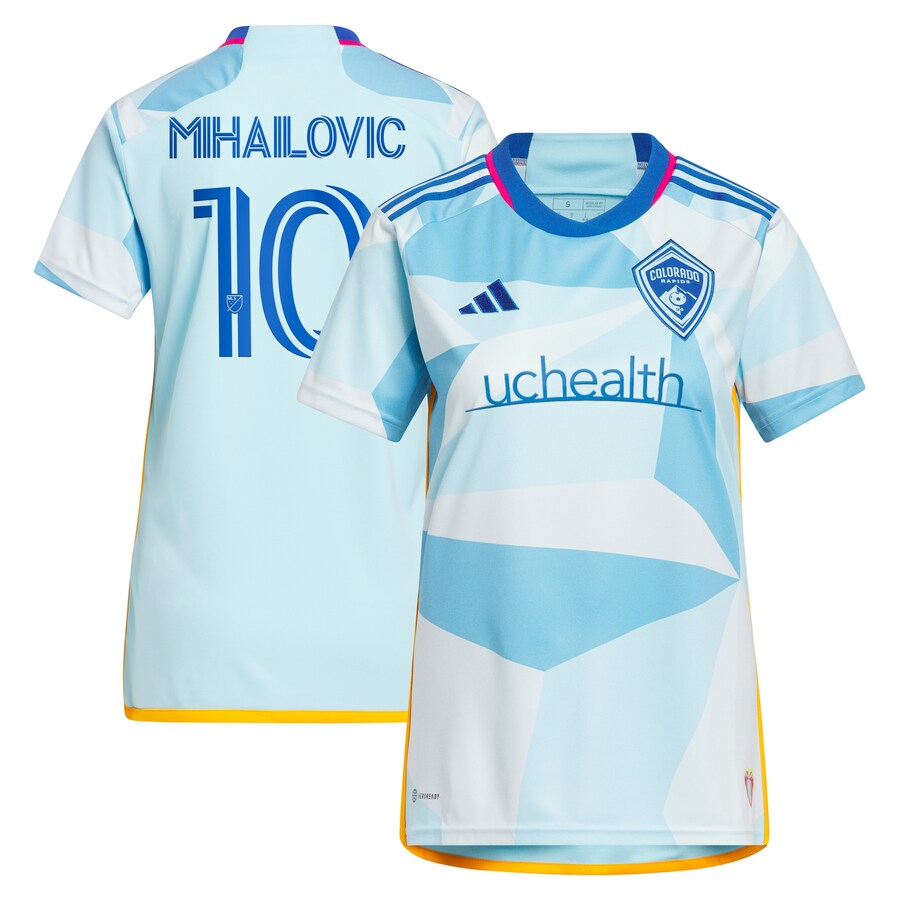 Women's Colorado Rapids Djordje Mihailovic adidas Light Blue 2024 New Day Kit Replica Player Jersey - Puhuasuan