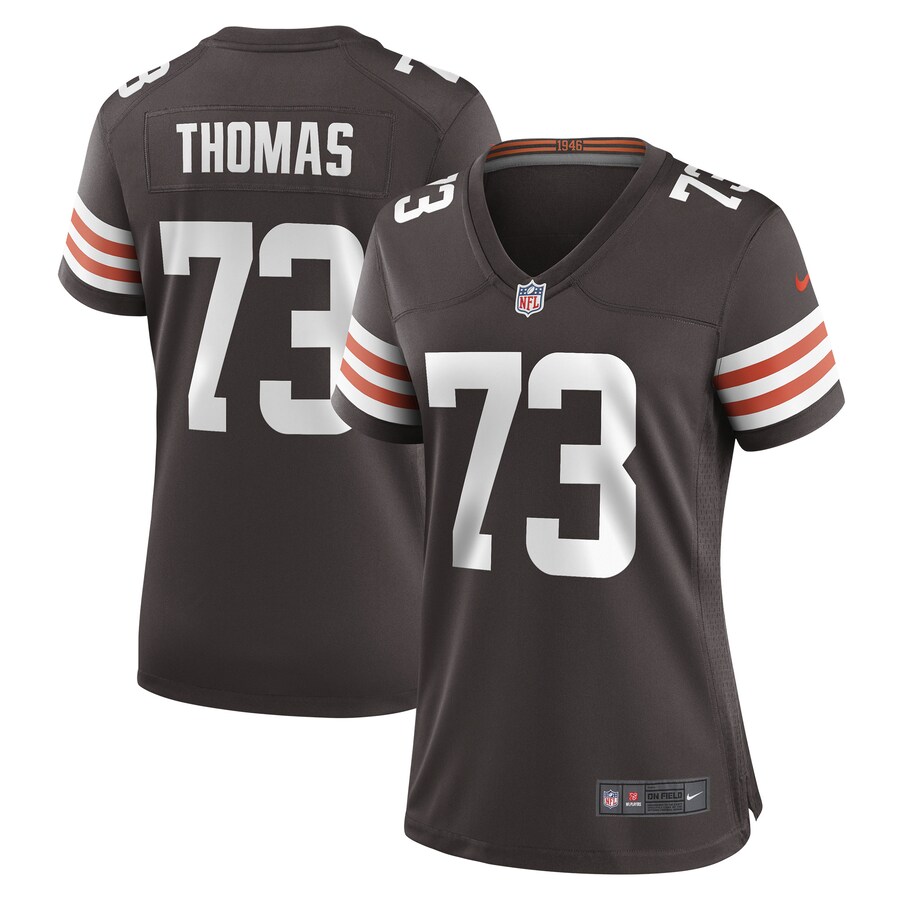 Women's Cleveland Browns Joe Thomas Nike Brown Retired Game Player Jersey - Puhuasuan
