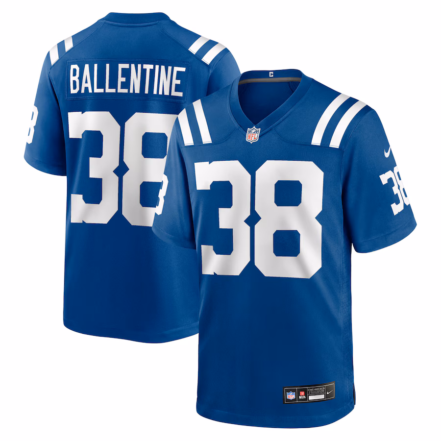 Men's Indianapolis Colts Corey Ballentine Nike Royal Team Game Jersey - Puhuasuan