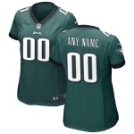 Women's Nike Midnight Green Philadelphia Eagles Custom Game Jersey - Puhuasuan