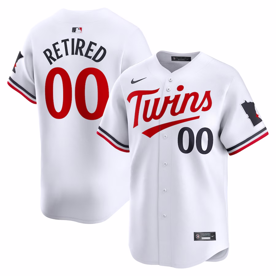 Men's Minnesota Twins Nike White Home Limited Pick-A-Player Retired Roster Jersey - Puhuasuan