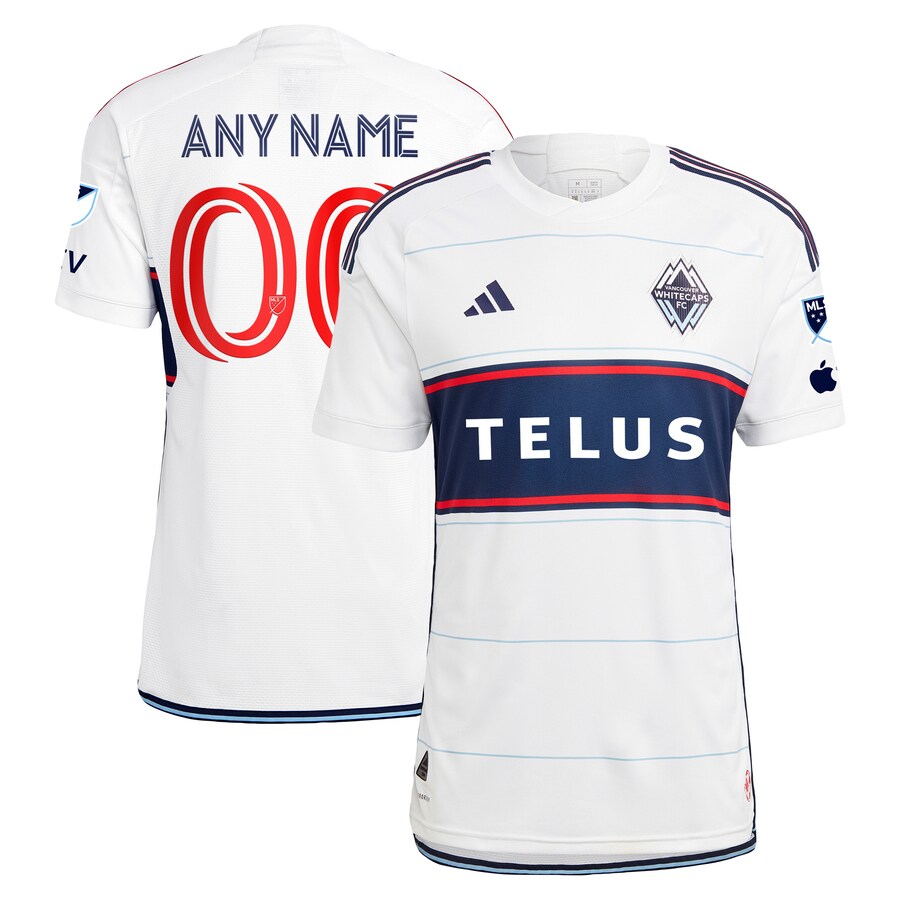 Men's Vancouver Whitecaps FC adidas White 2023 Bloodlines Authentic Custom Jersey - Puhuasuan