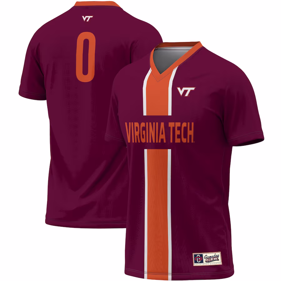 #1 Virginia Tech Hokies ProSphere Unisex Lightweight Soccer Jersey - Maroon - Puhuasuan