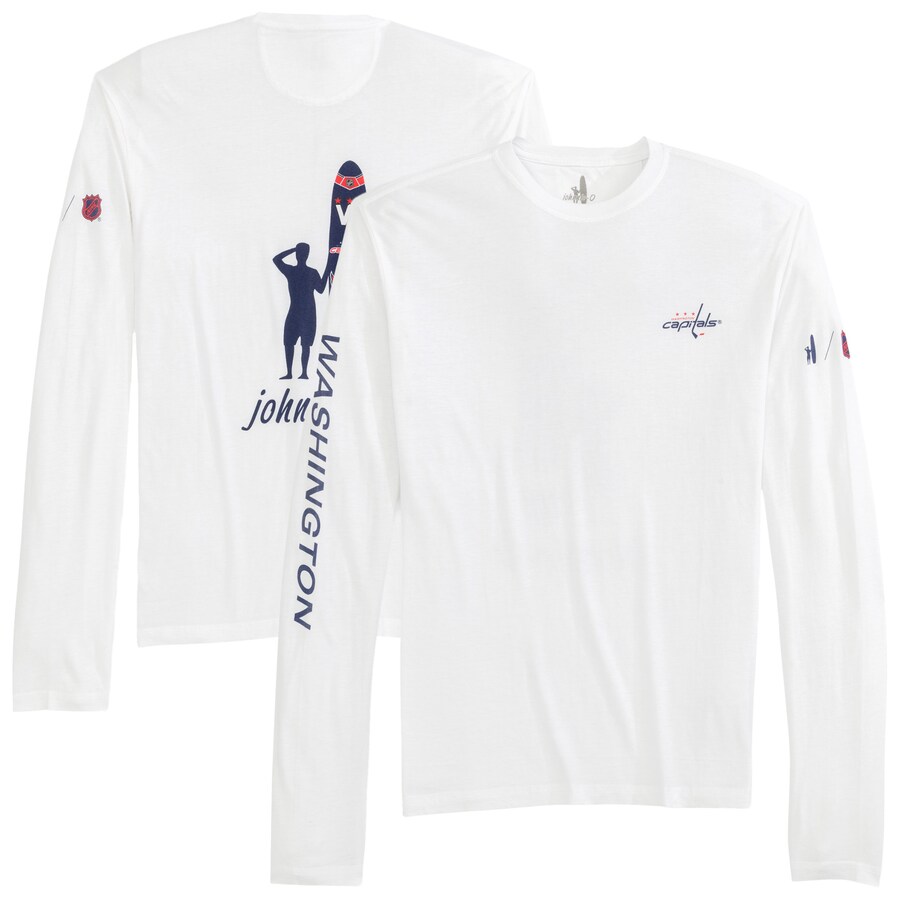 Men's Washington Capitals johnnie-O White Adam Long Sleeve T-Shirt - Puhuasuan