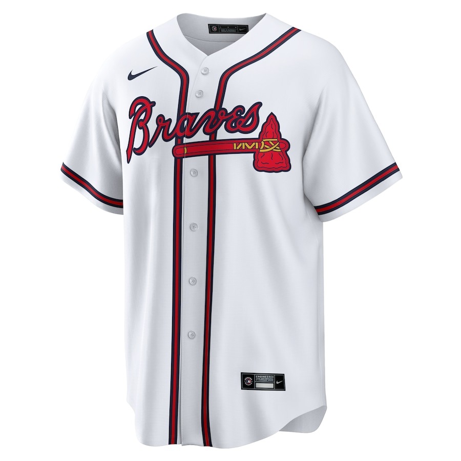 Men's Atlanta Braves Austin Riley Nike White Home Replica Player Jersey - Puhuasuan