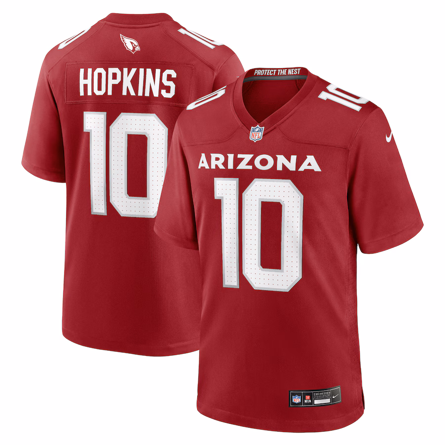 Men's Arizona Cardinals DeAndre Hopkins Nike Cardinal Game Player Jersey - Puhuasuan