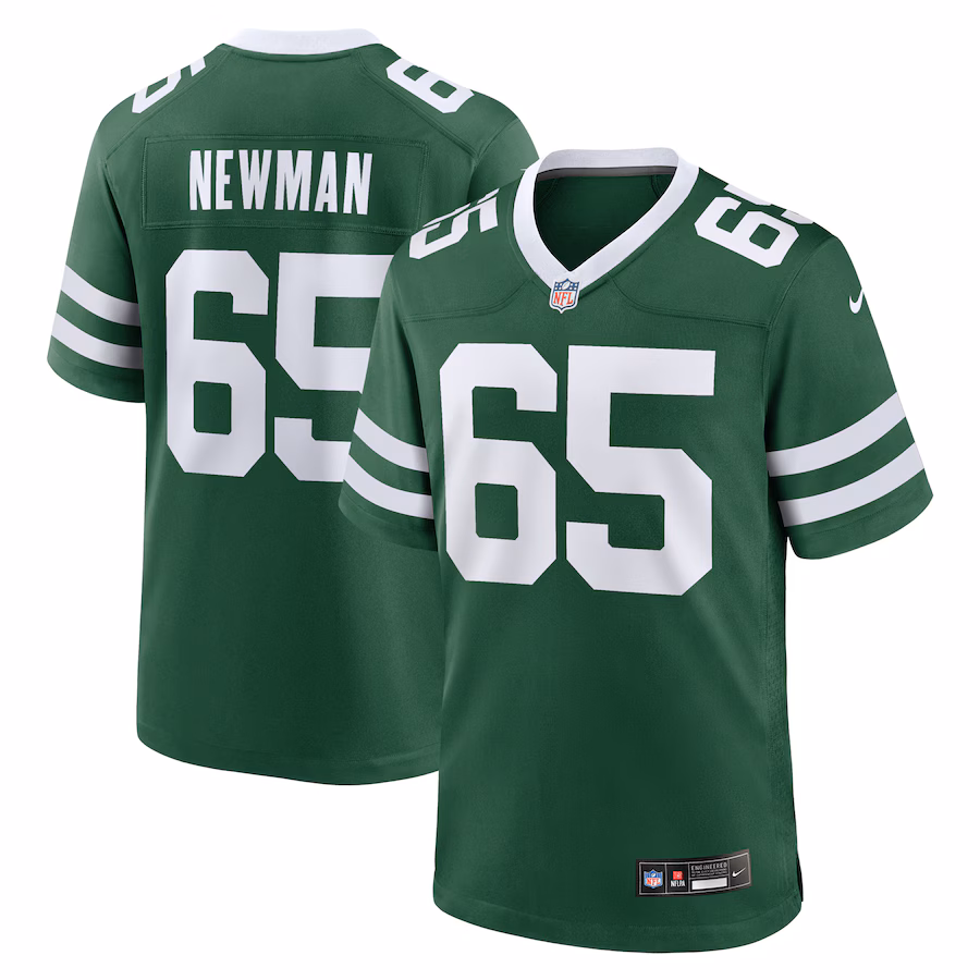 Men's New York Jets Xavier Newman Nike Legacy Green Team Game Jersey - Puhuasuan