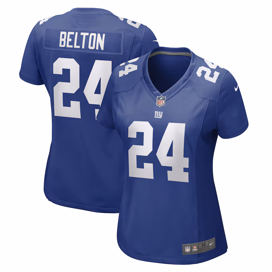 Women's New York Giants Dane Belton Nike Royal Game Player Jersey - Puhuasuan