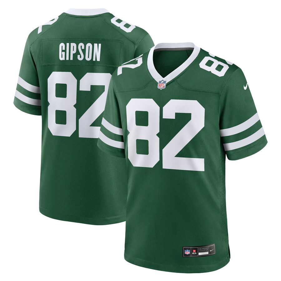 Men's New York Jets Xavier Gipson Nike Legacy Green Team Game Jersey - Puhuasuan